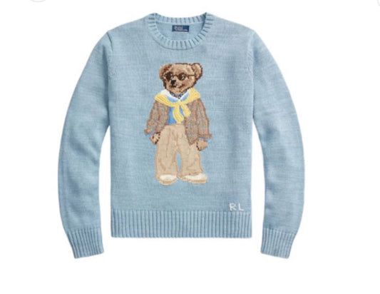 Bear Sweater (Light Blue)
